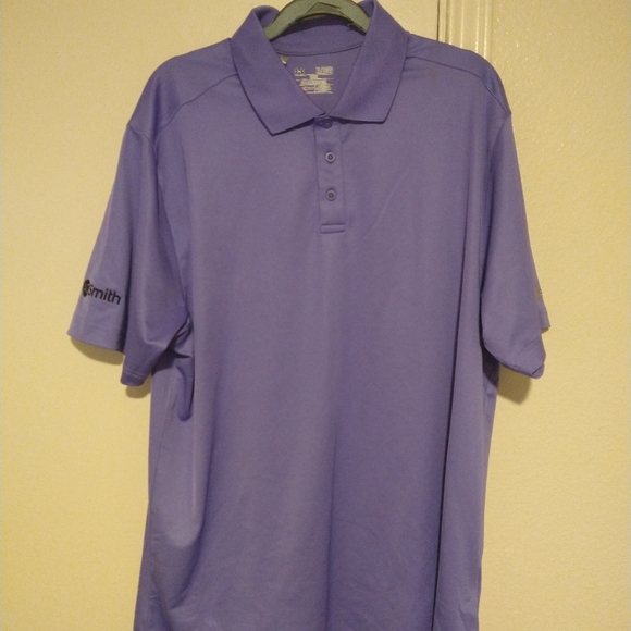 Under Armour Loose Heatgear Short Sleeve Polo Shirt Men's sz XL - Picture 3 of 7